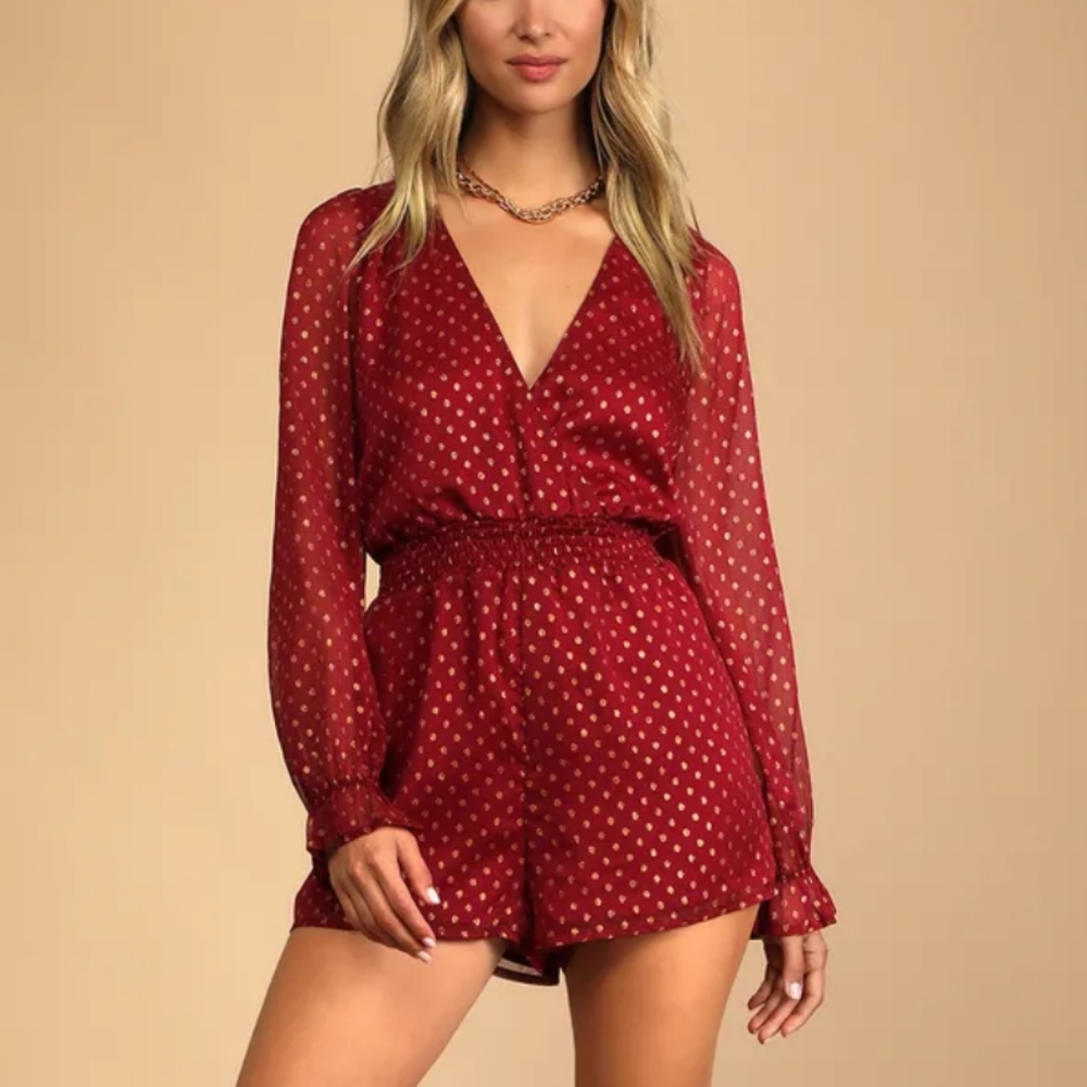 NWT Lulu's Romper Size M